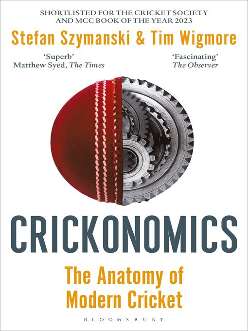 Title details for Crickonomics by Stefan Szymanski - Available